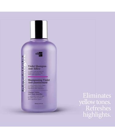 Oligo Blacklight Violet Shampoo - Sulfate Free Purple Shampoo for Color Treated Hair | Toner for Blonde Hair - Removes Brassy Tones | Paraben Free & Ideal for Bleached Hair - Buy Online on GoSupps.com