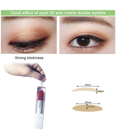 Invisible Eyelid Lift Strips 480pcs Set - Self-Adhesive Eye Lid Correction Tape for Saggy, Hooded, Droopy Eyelids - Skin Tone, One-Sided Sticky - Sizes S & L - Buy Online on GoSupps.com