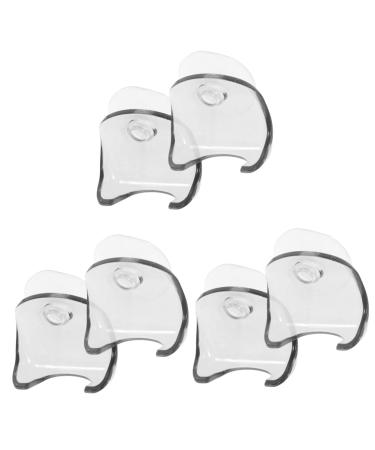 FOMIYES 6 STK Razor holder Razor hooks for the shower holder for shower razor razor stand towel holders with suction cup manual razor hanger plastic inside organizers