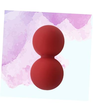 Gatuida Massage Ball - Full Body Mobility & Foot Pain Relief | Silicone Peanut Yoga Roller for Self-Massage - Red - Buy Online on GoSupps.com
