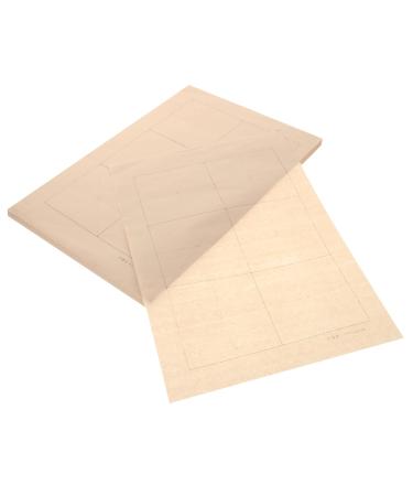 NUOBESTY Rice Paper 100 Sheets Grid Daily Lesson Paper Student Half-baked China Chinese Calligraphy Writing Paper As Shown 1 0.01X23X33CM