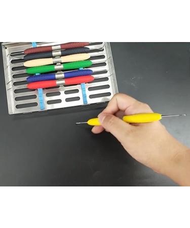 JZJZ 7-Part Dental Care Spatula Set | Titanium Coated Dental Resin Trimmer & Tool Kit for Restoration | Thick Grip Dental Tools for Professionals - Buy Online on GoSupps.com