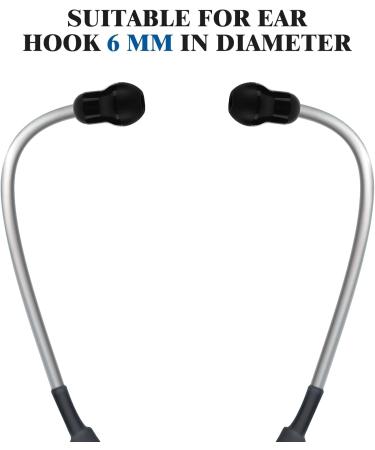 Universal Soft Silicone Stethoscope Ear Tip Replacement 10 Pieces 2.5mm Comfortable Fit for All Stethoscopes - Buy Online on GoSupps.com
