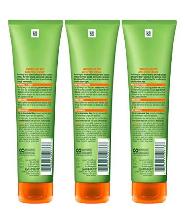 Garnier Fructis Style Smooth Air Dry Anti-Frizz Cream 5.1 Fl Oz (Pack of 3) | Hair Care Product - Buy Online on GoSupps.com