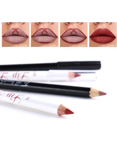 Color Lip Liner - 12pcs Set - Soft and Smooth Touch Experience - Prevent Lip Gloss Overflow - Easy to Draw and Color - Long Lasting Makeup - - Buy Online on GoSupps.com