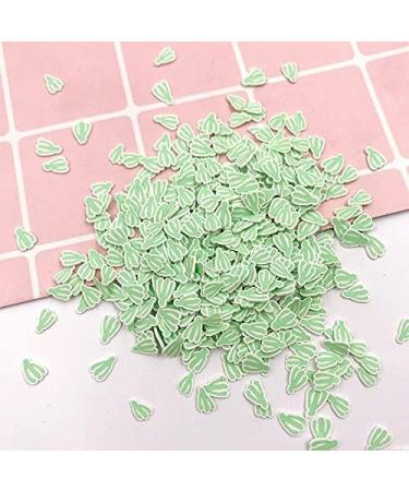 NIANTU108 50g/lot 5mm Cactus Slice Polymer Clay Sprinkles for Slimes Plastic Tiny Mud Particles DIY Nail Art Decoration Crafts Gift (Color : Cactus) - Buy Online on GoSupps.com