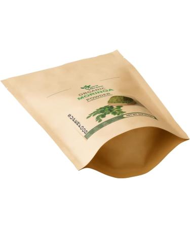 Aura Green Moringa Powder Organic 3.5oz | Non-GMO Superfood High Protein Boost Energy & Immunity Pure USDA Certified Moringa Leaf Powder - Buy Online on GoSupps.com