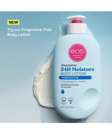 EOS Shea Better Body Lotion - Jasmine Peach | 24-Hour Moisture Lightweight & Non-Greasy Vegan Natural Shea - 16 Fl Oz | International Shipping Available - Buy Online on GoSupps.com
