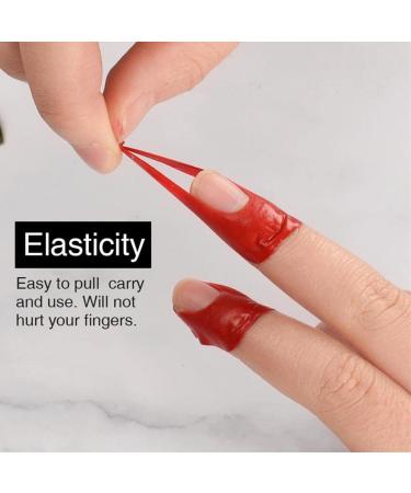 yotijar Disposable Nail Tapes Cuticle Guard Anti-Oil UV Gel Nail Polish Covers - Red 100pcs - Buy Online on GoSupps.com