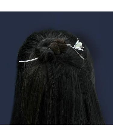 HangErFeng Silver Hairpin Han fu Accessories Mulan Hair Stick 601 OneSize - Buy Online on GoSupps.com
