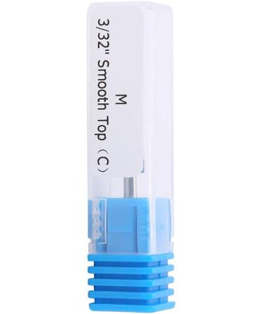 Ceramic Nail Drill Bit Nail Drill Bits Nail Supplies Ceramic Cylinder Shape Grinding Head Nail Art Tools for Manicure Pedicure Home Salon (Round bald head M) - Buy Online on GoSupps.com