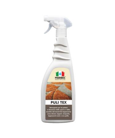 MARBEC PULI TEX 750ML Detergent for cleaning dirt and stains on upholstery.