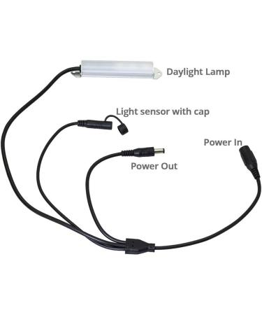 Green Feathers Daylight White LED Light for Nest and Bird Boxes - Compatible with 12V Cameras, No Power Supply Needed - Buy Online on GoSupps.com