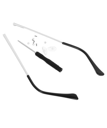 Oatipho glasses 1 pair of bricks for nb cken nb gle mini hats for tinkering n-ear handle n-eared low-replacement nohr socks hamster accessories NETURE NETHET FREE Metal glasses repair set silver 13x0.5x0.3cm