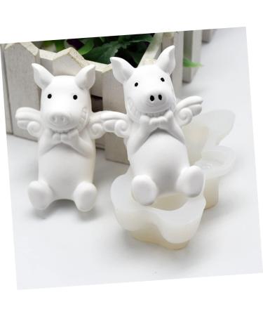 OUNONA Candle Molds Clay Molds Animal Silicone Candy Candle Decor Cake Pops Mold Non-Stick Mold Silicone Ice Cube Molds Ice Block Mold Chocolate Molds DIY Dessert Mold Piggy Biscuit 3D - Buy Online on GoSupps.com