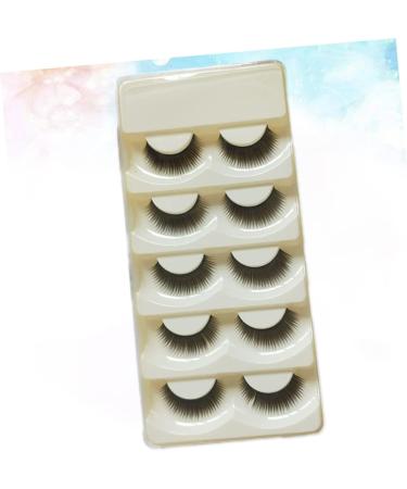 minkissy 5 Pairs Costume Eyelash Reusable Handmade False Eyelashes Adhesive Eyelash Long Lashes Artificial Eyelashes Individual Lashes Makeup Eyelashes Fake Hand Made 3D - Buy Online on GoSupps.com