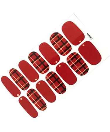 dijiusidy Nail Art Stickers Self-Adhesive Fingernail Decal with Strap Glue DIY Art Decor Full Cover Manicure Kits for Women Girls YMX209 - Buy Online on GoSupps.com