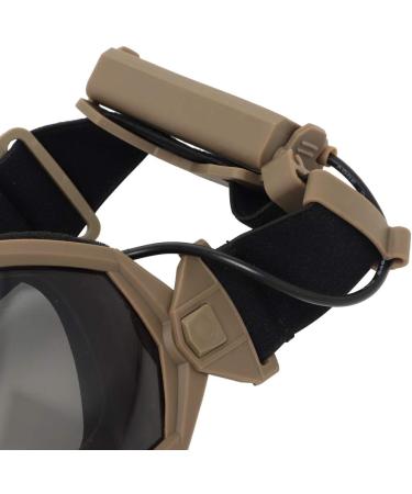 Lejie Tactical Airsoft Goggles with Anti-Fog Fan System - Tan | Ideal for Paintball, Riding, Shooting, Hunting - Buy Online on GoSupps.com