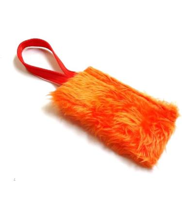 Church Products UK Dog Training Treat Bag Obedience Retrieve Furry Long Prey Dummy With Sewn In Squeaker 7" x 4" In (Orange) - Buy Online on GoSupps.com