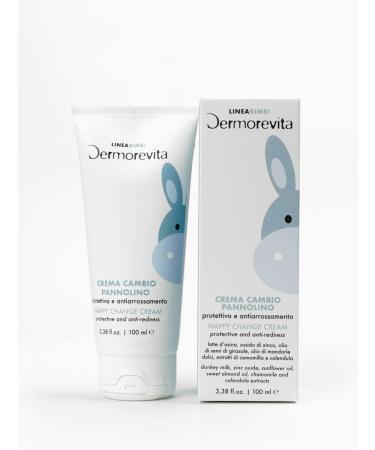 Dermoreville Child Line Diaper Change Cream with Donkey Milk Zinc Oxide Sunflower Seed Oil Sweet Almond Oil Chamomile Extracts and Calendula - Buy Online on GoSupps.com