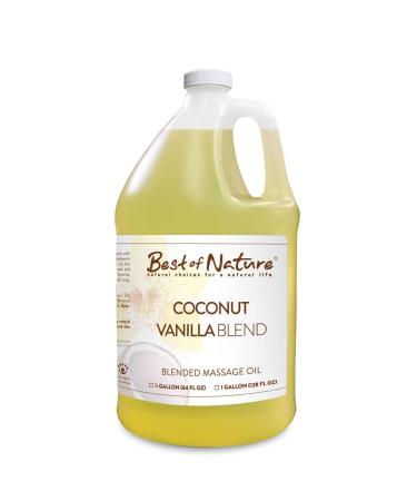 Coconut Vanilla Blend Aromatherapy Massage & Body Oil - 1 Gallon 128 Fl Oz (Pack of 1)