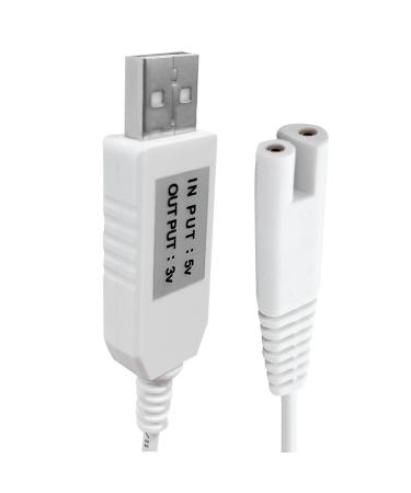 IIYL Charger Cord Replacement for Water Flosser WP360 WP462 WP450 WF13 WP100 Water Flosser USB Charging Cable (White) - Buy Online on GoSupps.com