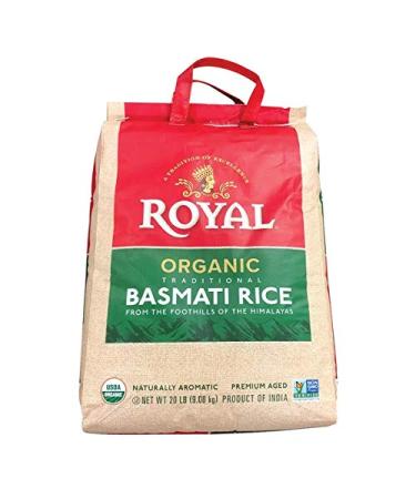 Organic Royal Organic Royal Traditional Basmati Rice (Net Wt 20 Lb),