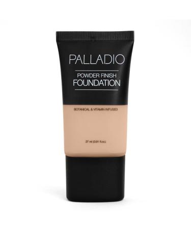 Palladio Powder Finish Liquid Foundation  Natural Matte Appearance  Reduces Fine Lines  Covers Large Pores  Hides Imperfections  All Day Wear  Sheer to Medium Coverage  Honey Honey 0.91 Fl Oz (Pack of 1) - Buy Online on GoSupps.com