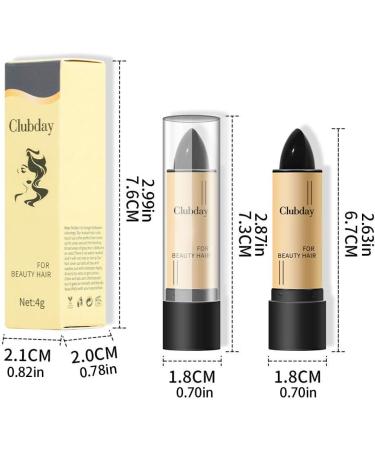 Hair Chalk Temporary Hair Dye Non-toxic Hair Color Crayon Cover Natural Effect Hair Dye Innovative Hair Coloring Tool Lipstick Style Waterproof Sweatproof Hair Covering White Hair Type 3 - Buy Online on GoSupps.com