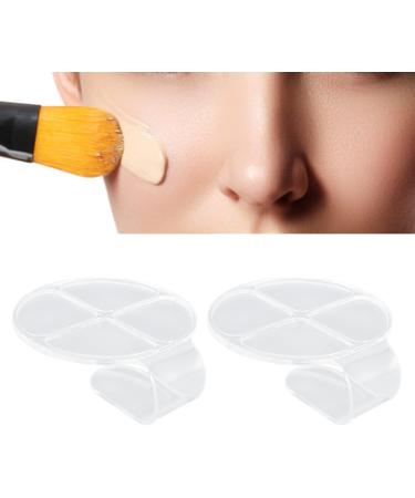 Nail Art Palette Multi-Purpose Use Sturdy Durable Handle Design Nail Polish Palette Easy to Use Acrylic Lip Gloss Material - Buy Online on GoSupps.com