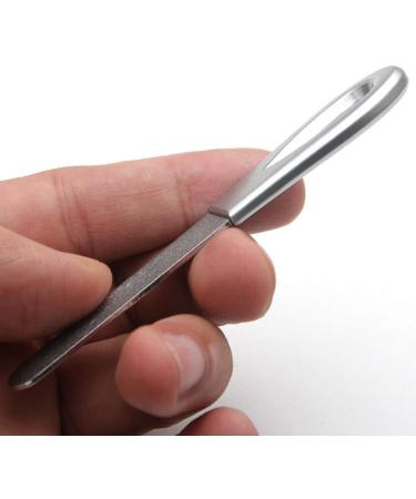 Desikixudy Stainless Steel Nail Art File Rod Double Sides Buffer Grinding Finger Polish Acrylic Gel Manicure Tools - Buy Online on GoSupps.com