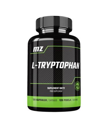MZ Meet the zone L-Tryptophan 500mg - 120 Vegan Capsules - Amino Acid Supplement - 4 Month Supply - Dietary Supplement for Mood and Sleep Support - by MZ