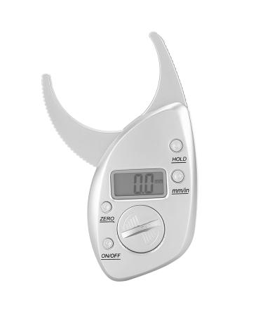 Body Fat Caliper Digital LCD Screen Display High Accuracy Battery Powered Body Fat Measurement Portable Body Fat Monitors for Athletic Women/Men Body Monitoring