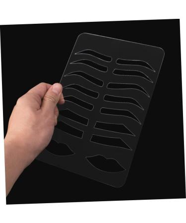 DOITOOL Eyebrow Stencil Plate Eyebrow Draw Acrylic Board Makeup Tool Eyebrow Mold Eyebrow Shape Accessories - Buy Online on GoSupps.com