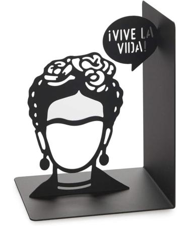 Buy Balvi Frida Bookend - Black Decorative Figure 17 cm | Stylish Iron Book Holder for International Shipping - Buy Online on GoSupps.com