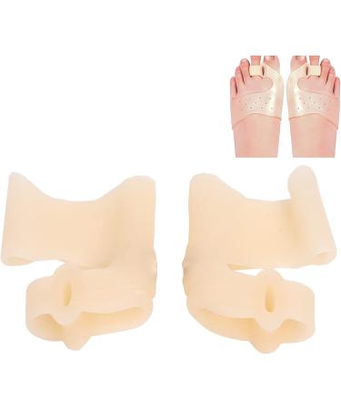 JYCCH Toe Straightener Corrector - 2 Pairs Silicone Pedicure Relief Sleeves & Support Brace for Pain Relief - Buy Online on GoSupps.com