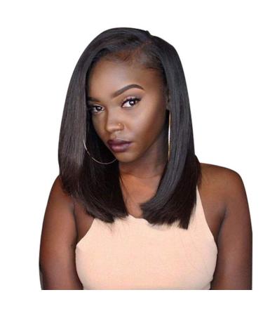 Saupa wig real hair short from brazilian hair for women smooth wigs human hair gigs for might wig real hair wig women wigs real hair natural black
