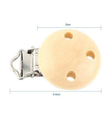 Natural Pacifier Holder & Clip for Toddlers | Durable Nipple Clasps for Babies | International Shipping - Buy Online on GoSupps.com