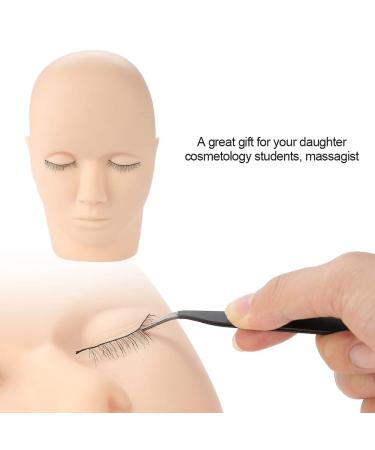 Eyelash Extension Training Head - Realistic Rubber Doll for Cosmetology & Makeup Shops | Perfect for Eyelash Extensions Practice - Buy Online on GoSupps.com