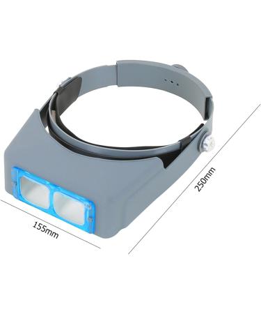 Portable Headworn Loupe Hands Free Headband Magnifier 1.5X 2X 2.5X 3.5X Lightweight for Reading Jewelers Watch Repair Supplies - Buy Online on GoSupps.com