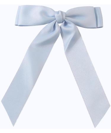 xbiez Long Ribbon Bowknot Hair Clip Ins Style Hairpin Girl Hair Barrettes Side Hair Bows Female Ponytail Holder Hair Accessory Black - Buy Online on GoSupps.com