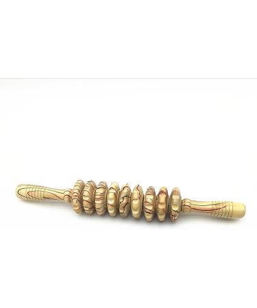 Vokowin Wood Therapy Massage Tools | Back Roller & Body Roller for Anti-Cellulite Relaxation - Buy Online on GoSupps.com