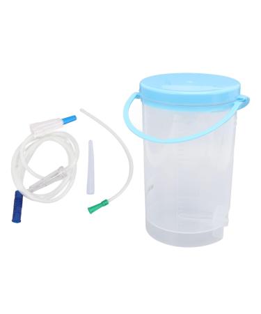 Hohxfyp inlet set 1200 ml GRO ES inlet-Ein set portable anti-r fease flow set made of silicone for intestinal cleaning suitable for coffee water and Gerson therapy