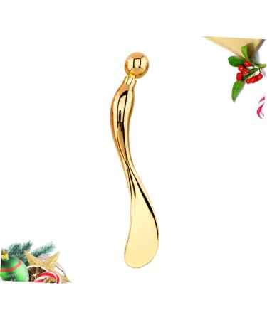 Healeved Makeup Spoon Zinc Cream Spoon Make up Kit Unicorn Horn Clip on Eye Spoon Creami Buttercream Spiral Tool 9.50X1.50X0.50CM Golden - Buy Online on GoSupps.com