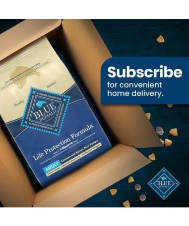 Blue Life Protection Formula Natural Dry Dog Food Adult Chicken & Brown Rice 6.8kg Medium Bag Chicken & Brown Rice - Buy Online on GoSupps.com