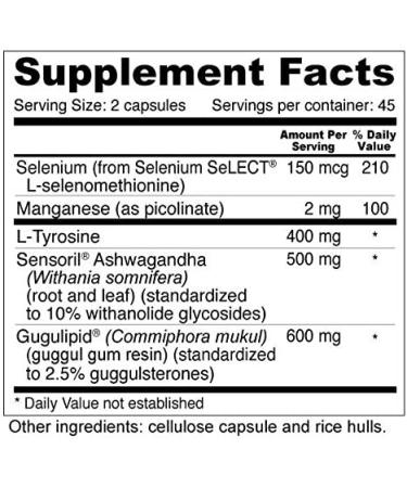Thyroid Helper - Natural Supplement for Metabolism & Energy - 90 Capsules - Buy Online on GoSupps.com
