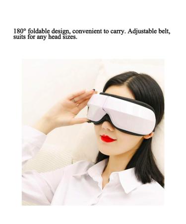 Relaxing Eye Massager with Vibration & Music | Heated Eye Mask for Stress Relief at Home & Office - Buy Online on GoSupps.com
