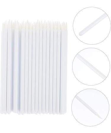 VINTORKY 100pcs Disposable Eyeliner Brush Make up Kit Eyeliner Pencil Cosmetic Eye Wands Makeup Brush White 9x6.5cm White - Buy Online on GoSupps.com