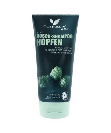 Cosnature 3in1 doucheshampoo hop 200 ml