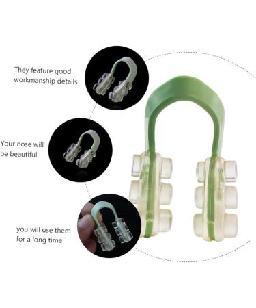Healeved 2 Sets U-Type Nose Clips - Mini Nasal Stopper Clips for Cosmetology and Beauty - Facial Set for Women - Sleeping Aid Nose Clips - Buy Online on GoSupps.com
